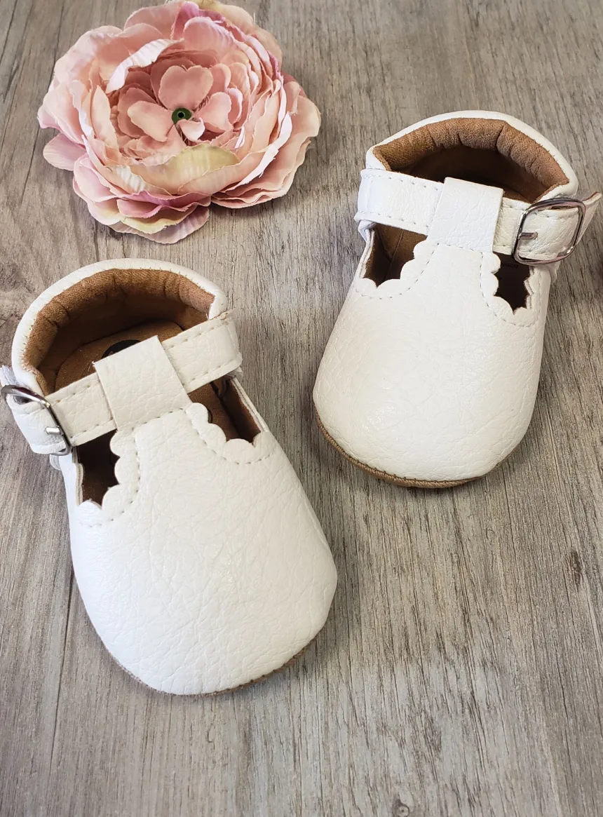 Chaussons cérémonie bébé fille