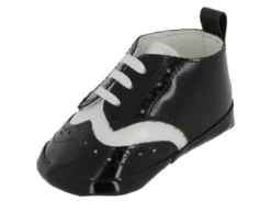 Chaussons cérémonie bébé garcon Jauris bicolor