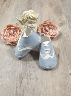 Chaussons cérémonie bébé garcon Jauris bicolor