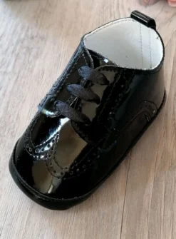 Chaussons cérémonie bébé garçon Jauris vernis