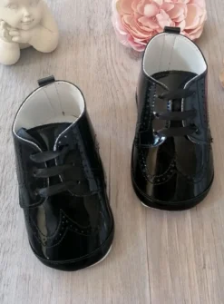 Chaussons cérémonie bébé garçon Jauris vernis