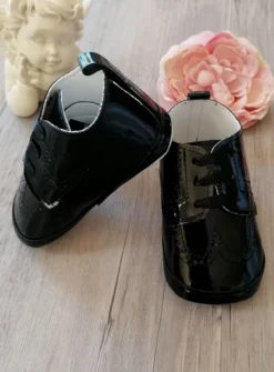 Chaussons cérémonie bébé garçon Jauris vernis