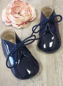 Chaussons vernis bébé garçon cérémonie