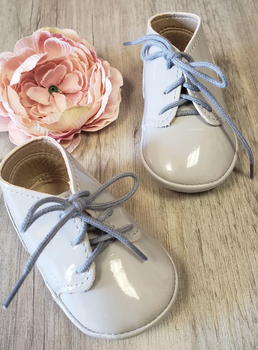 Chaussons vernis bébé garçon cérémonie