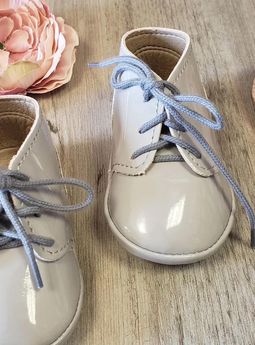 Chaussons vernis bébé garçon cérémonie