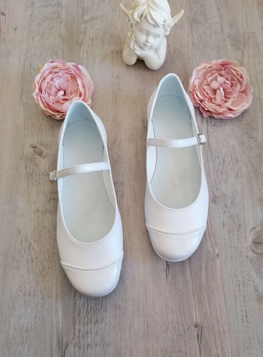 Chaussures babies fille vernies et mat