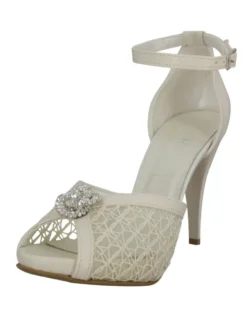 Chaussures cérémonie femme ajourées Ivoire - Ecru 36