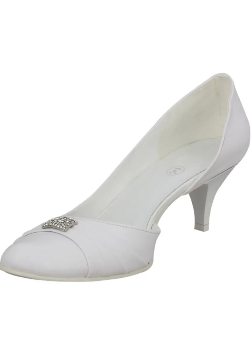 Chaussures cérémonie femme petit talon strass
