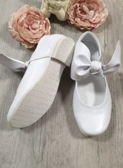 Chaussures cérémonie fille gros noeud