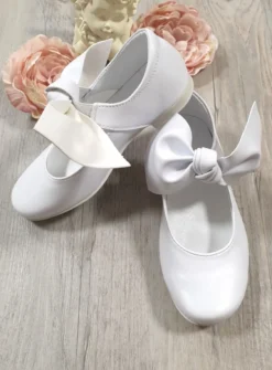 Chaussures cérémonie fille gros noeud
