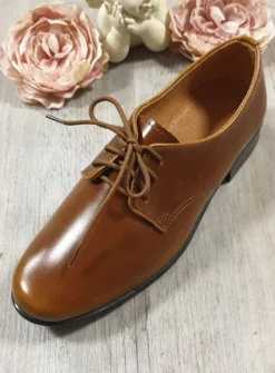Chaussures cérémonie garçon Mickaël marron