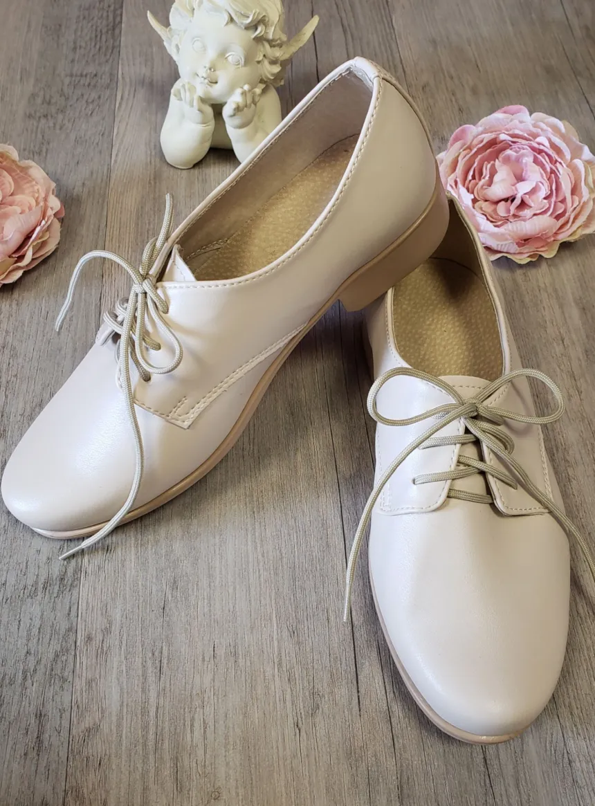 Chaussures de cérémonie beige garçon Mickael