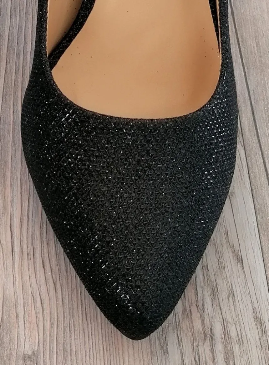 Chaussures de soirée femme scintillante Noir 36