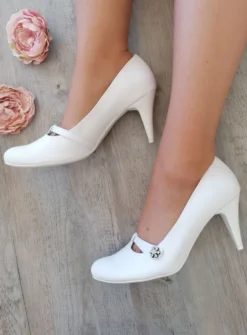 Chaussures mariage femme éco cuir strass