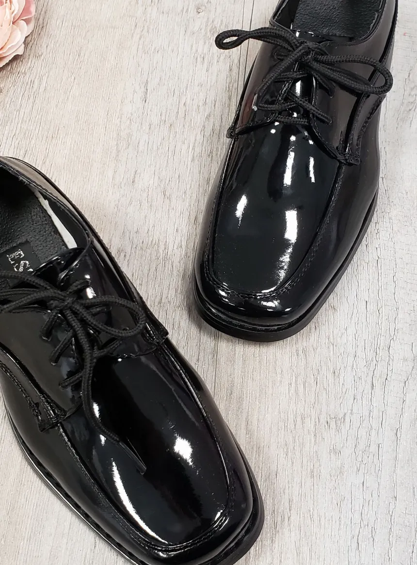 Chaussures vernies cérémonie garçon
