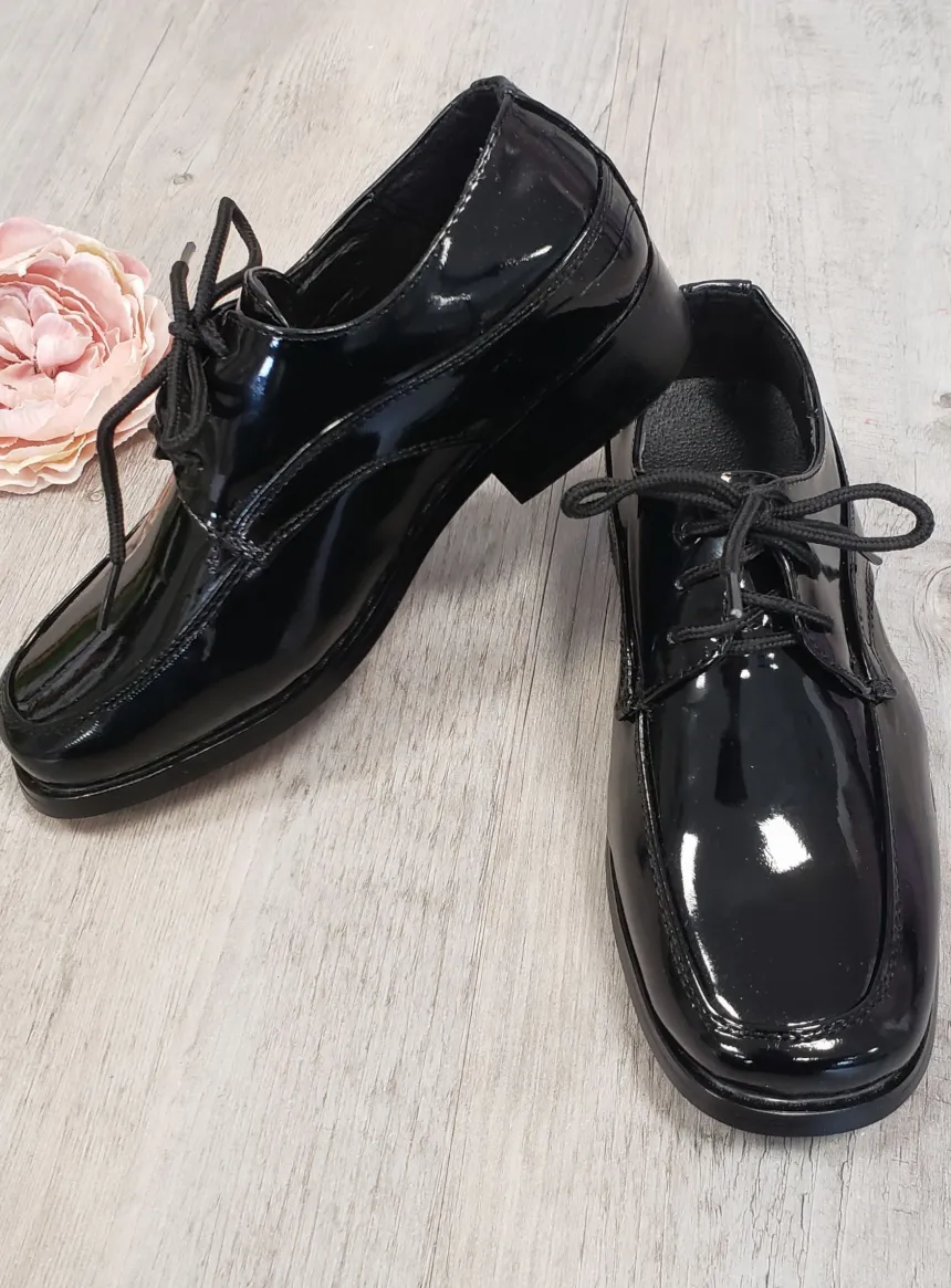 Chaussures vernies cérémonie garçon