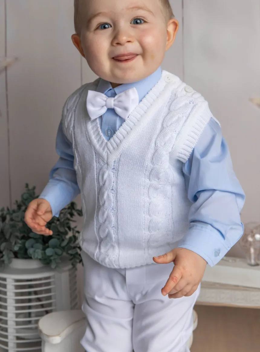 Chemise bébé garçon rose ou bleu manches longues