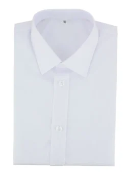 Chemise enfant blanche ou ivoire manches longues