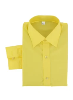 Chemise enfant habillée couleur manches longues