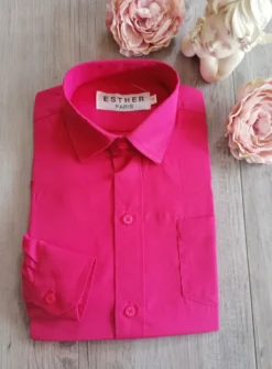 Chemise habillée enfant manches longues