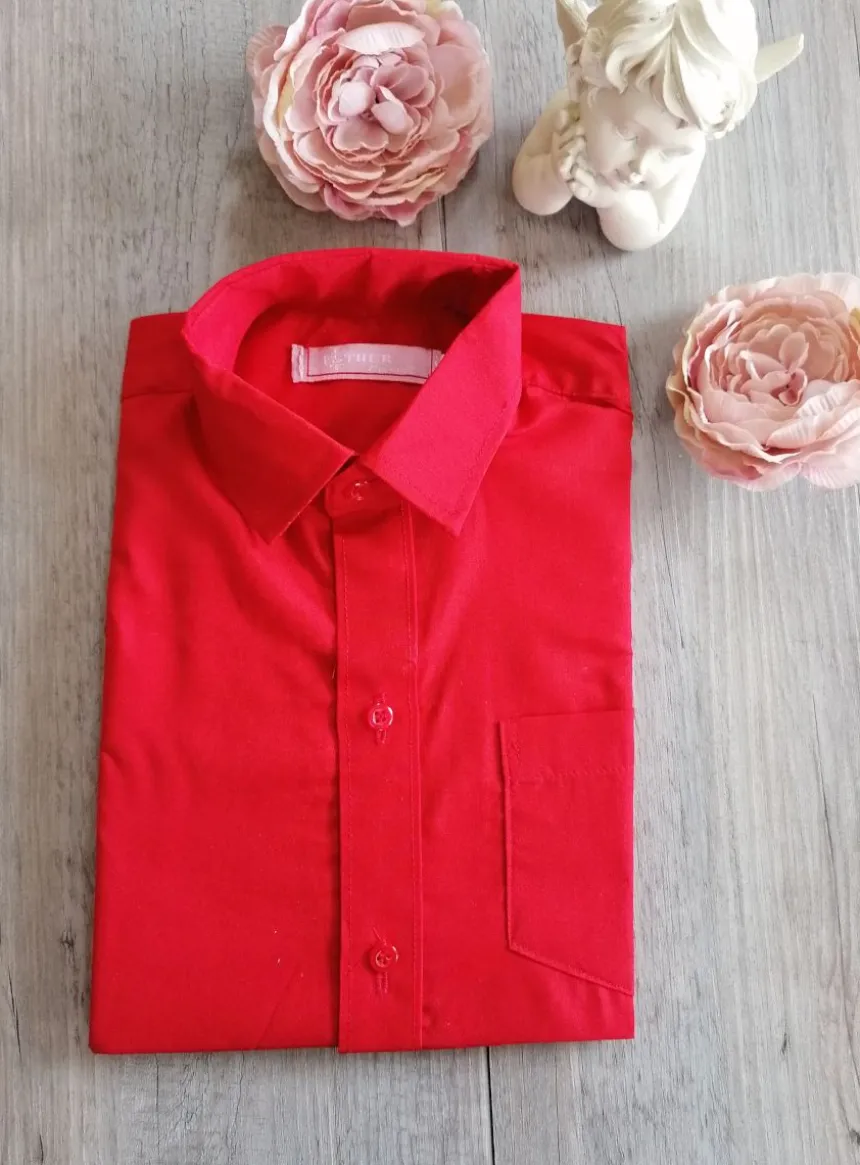 Chemise habillée enfant manches longues