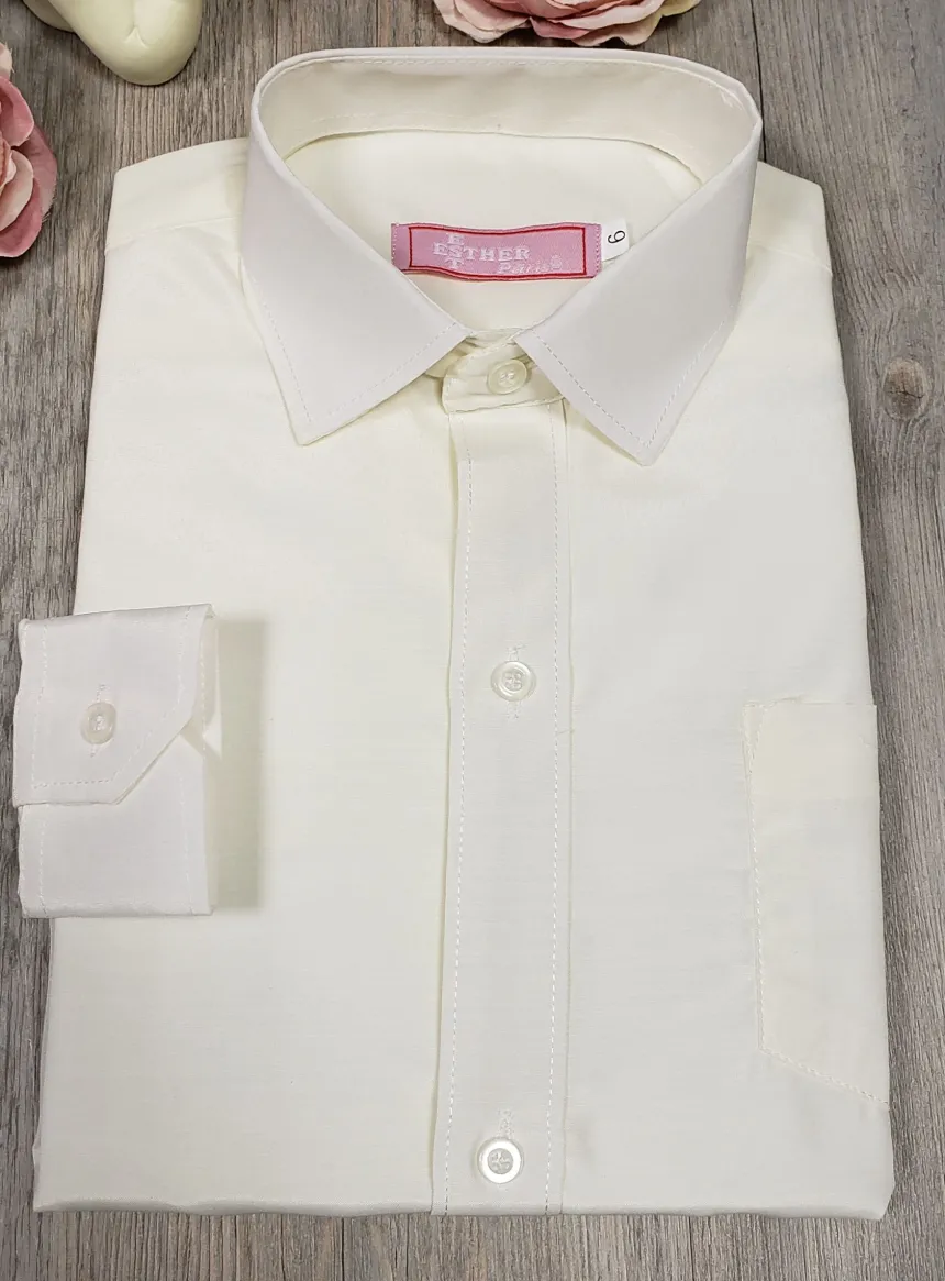 Chemise habillée enfant manches longues