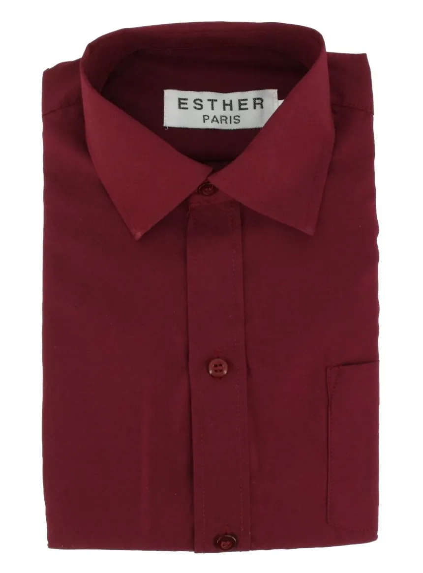 Chemise habillée enfant manches longues