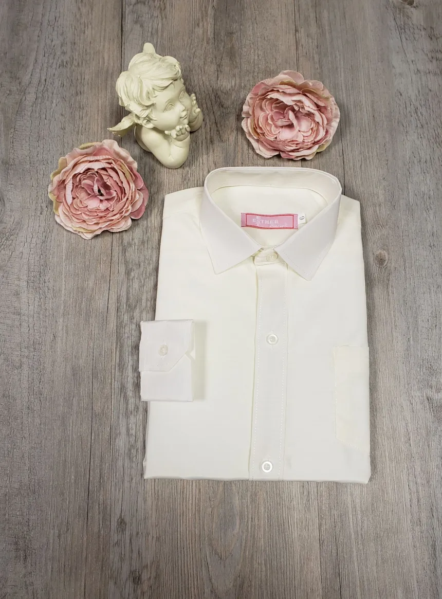 Chemise habillée enfant manches longues