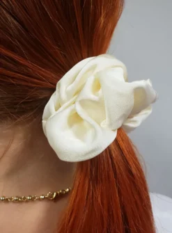 Chouchou cheveux satin