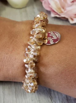 Chouchou perles christal