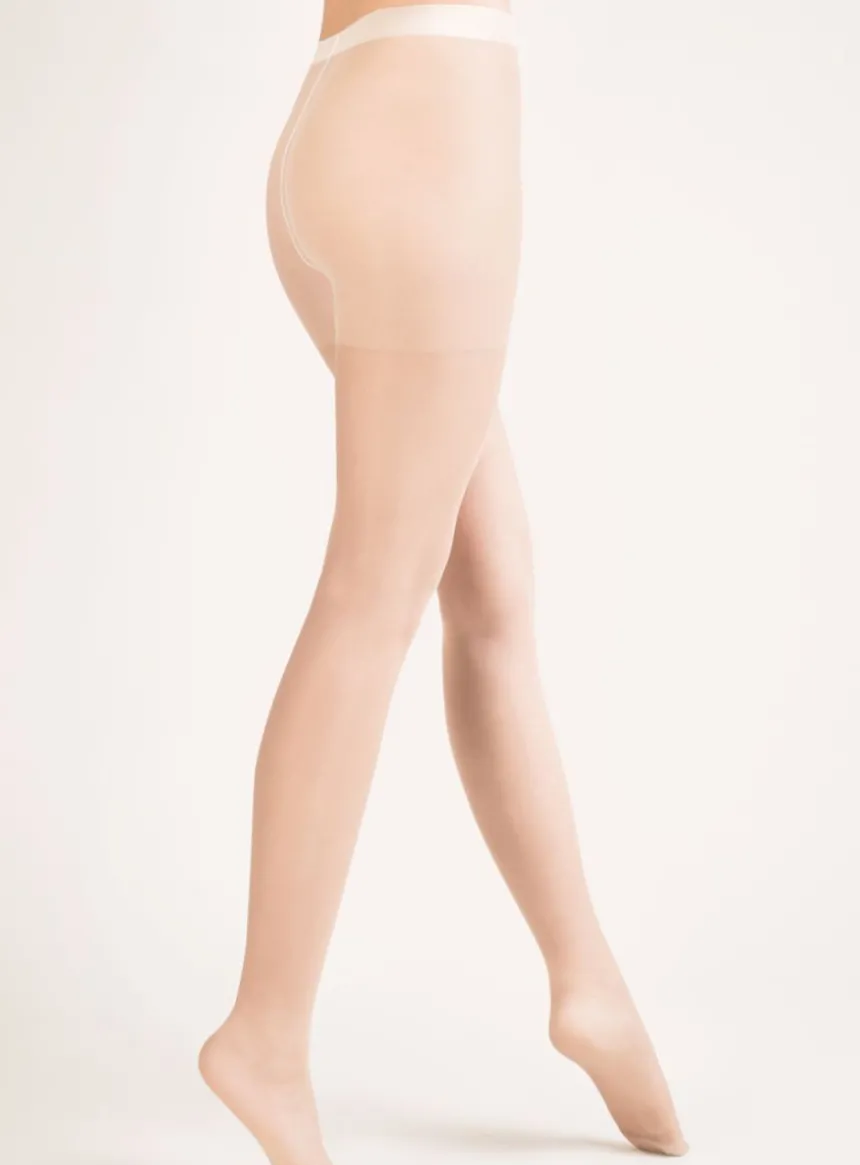 Collants femme blanc ou ivoire