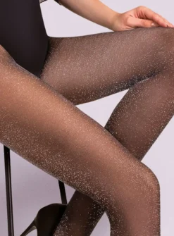 Collants scintillant soirée femme