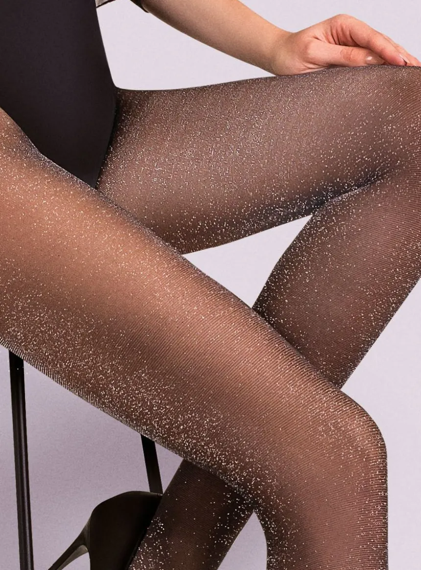 Collants scintillant soirée femme