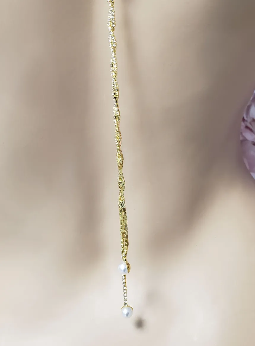 Collier de dos Perles femme