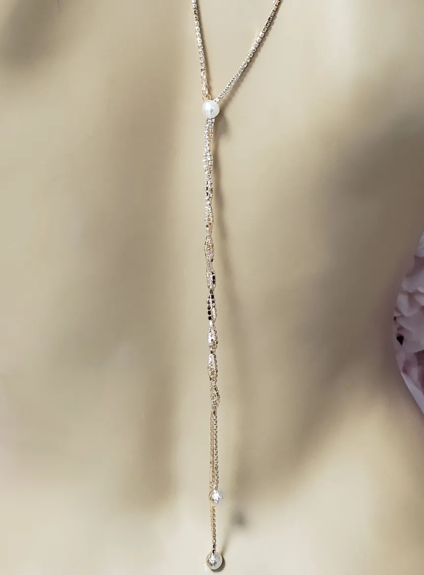 Collier de dos Perles femme