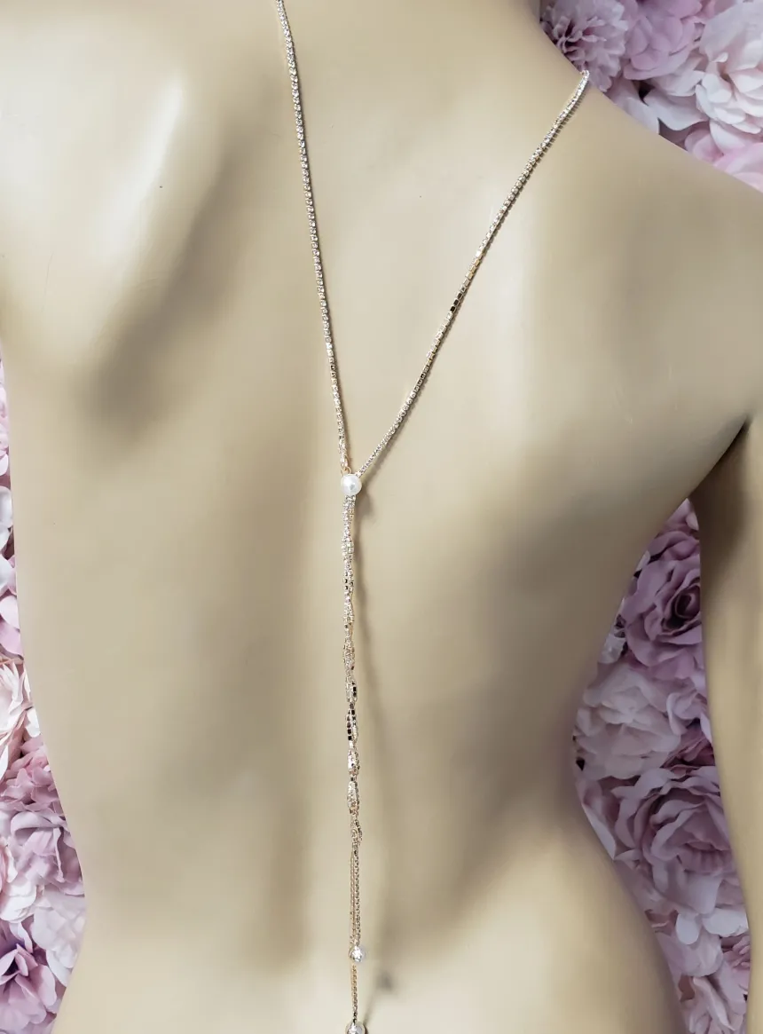 Collier de dos Perles femme