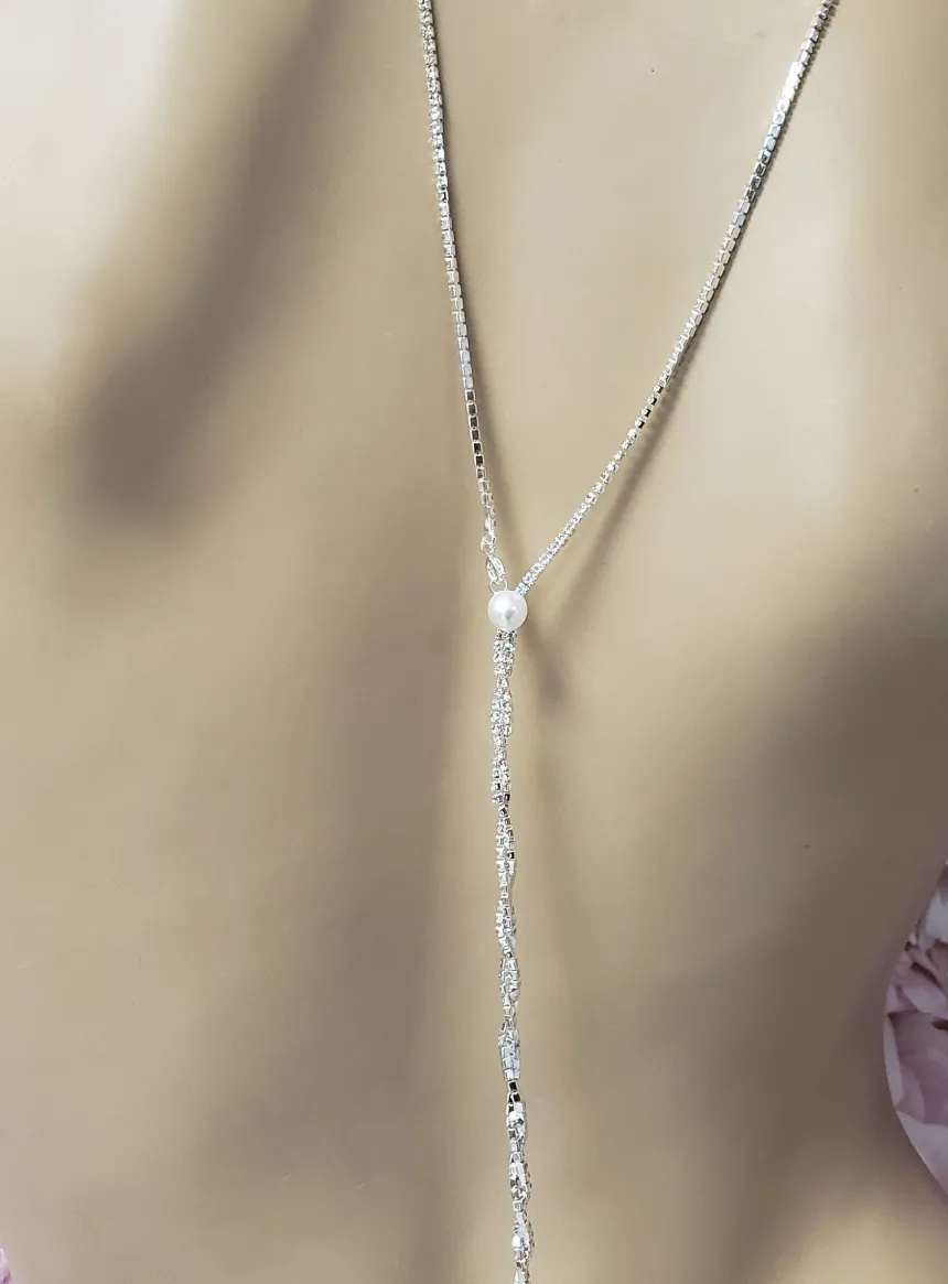 Collier de dos Perles femme