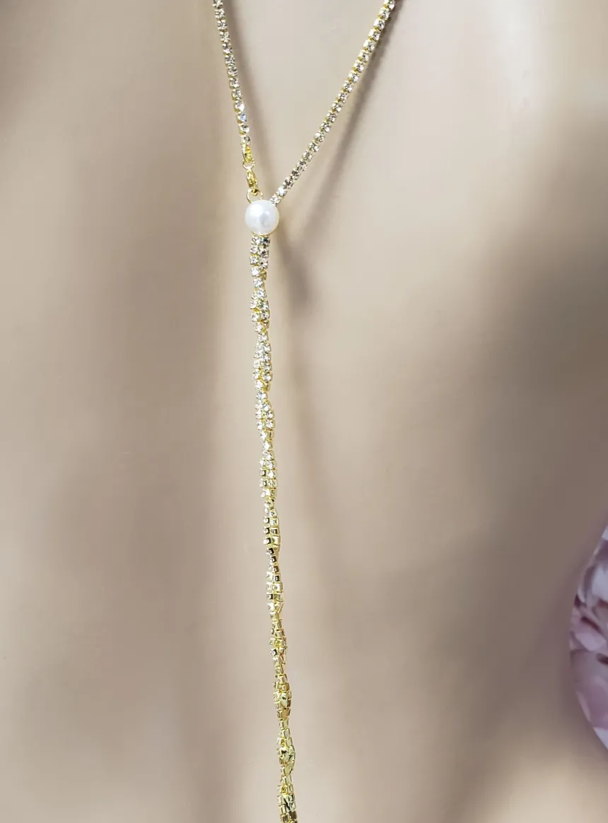 Collier de dos Perles femme