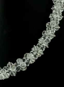 Collier en perle cristal Blanc