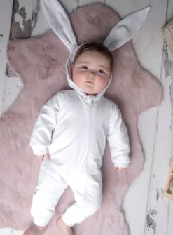 Combinaison bébé lapin été