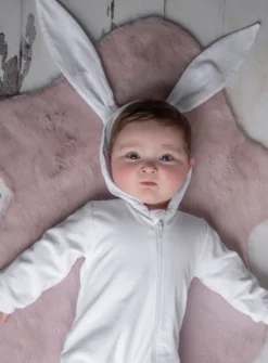 Combinaison bébé lapin été