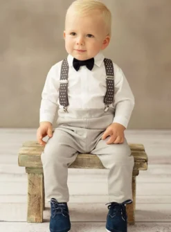 Costume bébé garçon à bretelle Thimoty