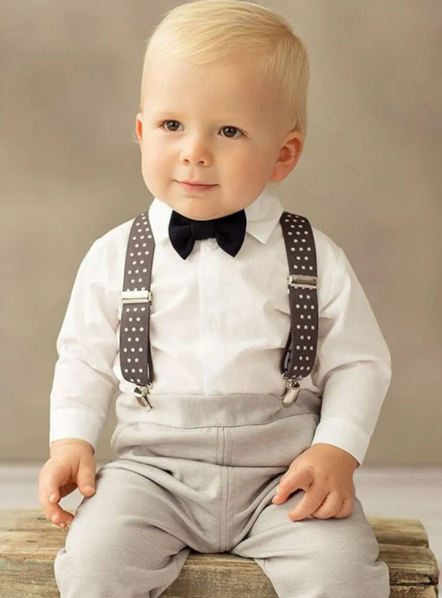 Costume bébé garçon à bretelle Thimoty