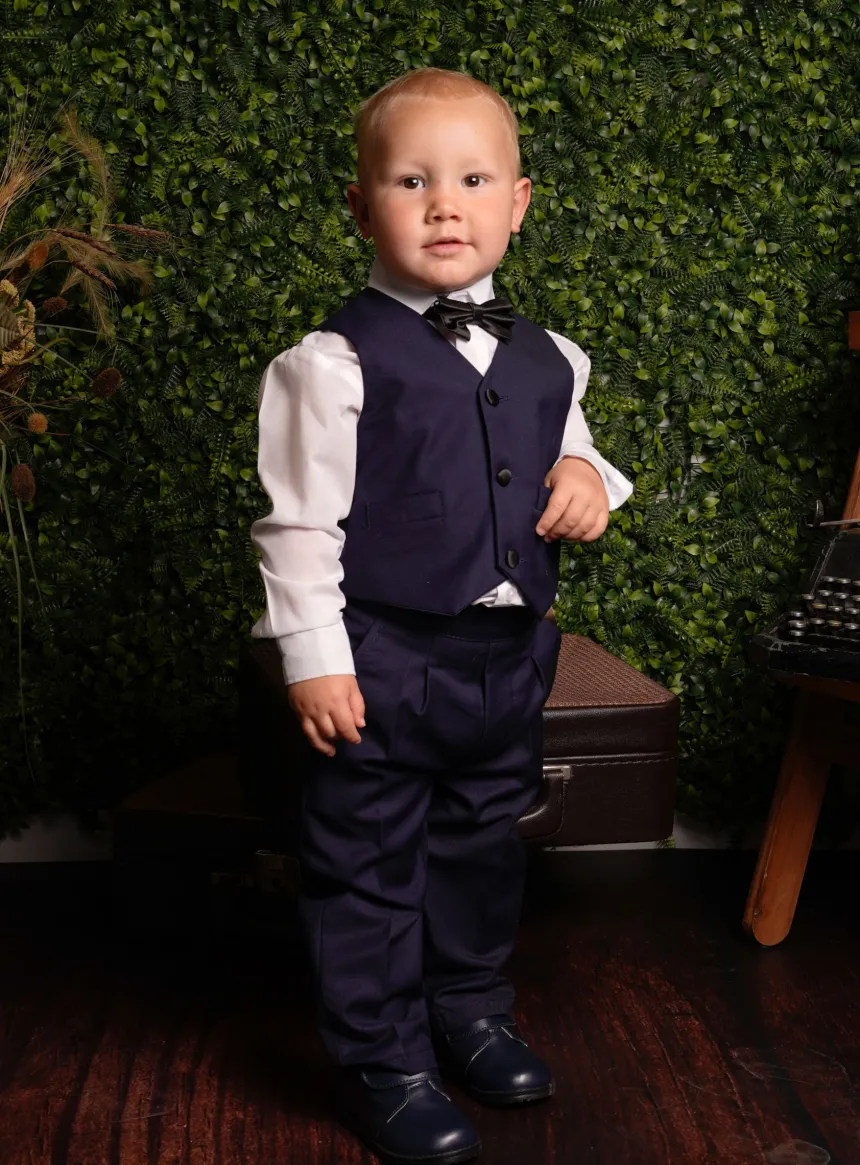 Costume bleu marine garçon Thibault version bébé