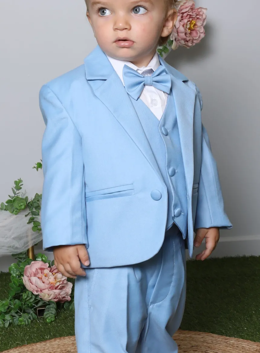 Costume complet bébé garçon modèle Lucas bleu