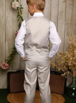 Costume enfant de cérémonie gris perle Jean