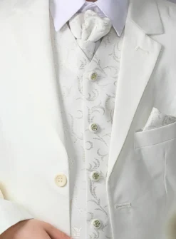 Costume garçon blanc, noir ou écru Peter