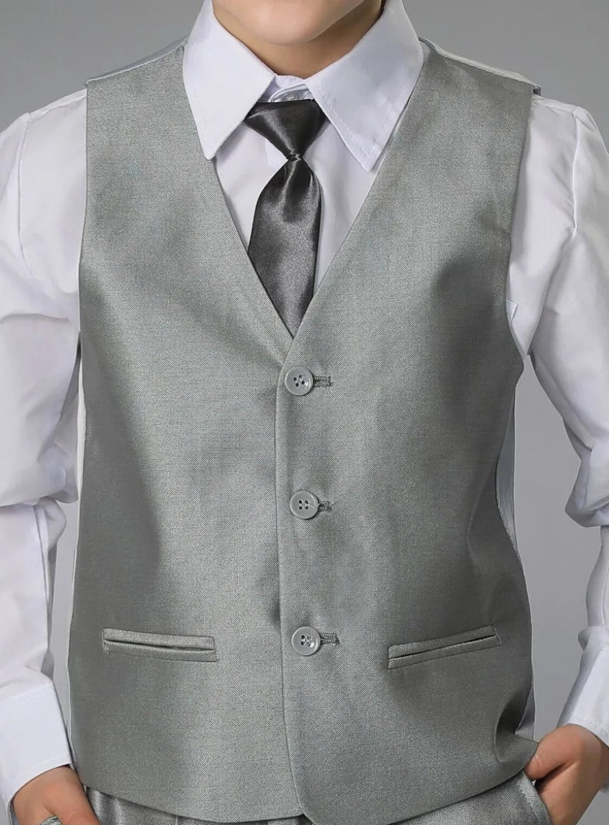 Costume garçon complet gris Celso