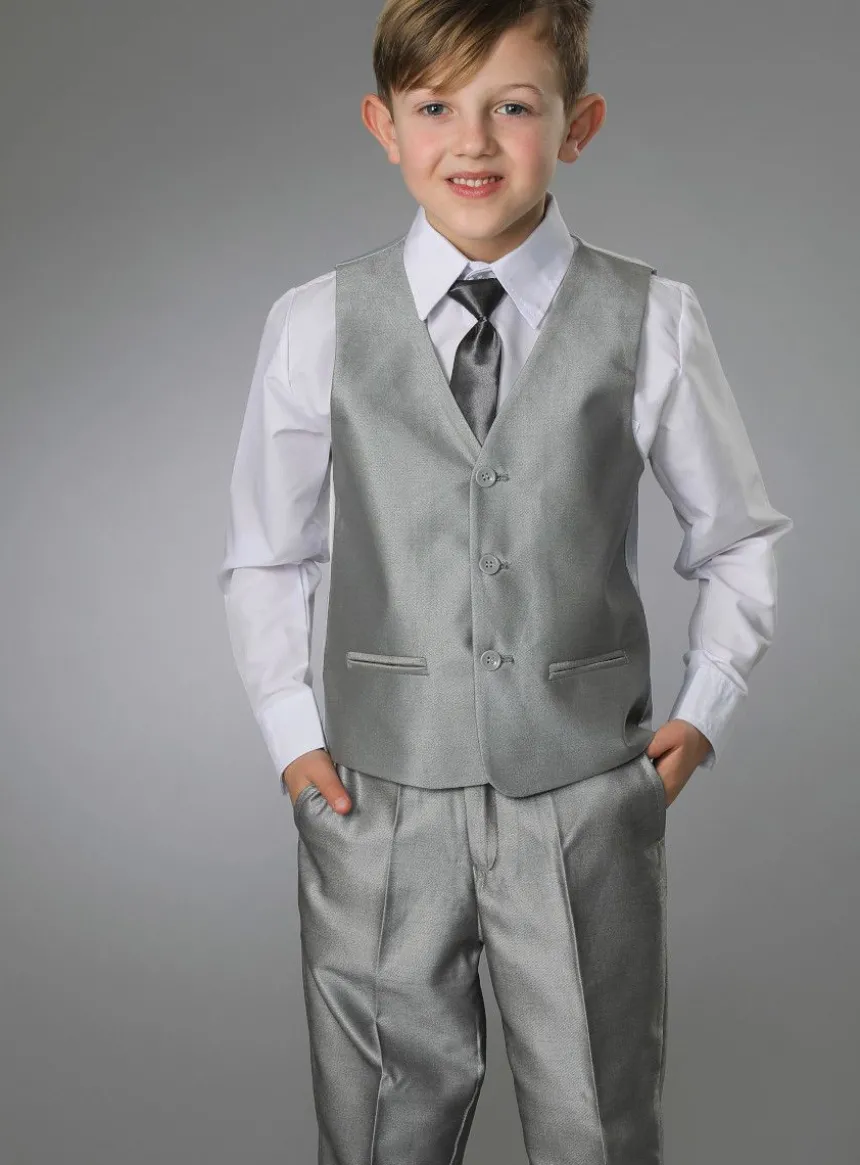 Costume garçon complet gris Celso