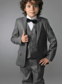 Costume garçon gris anthracite complet Jean
